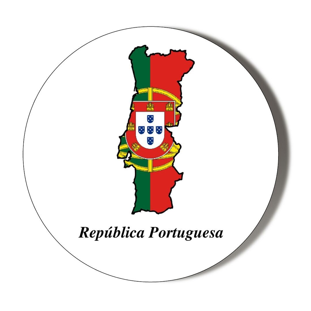 PORTUGAL FLAG 38mm Small Novelty Badge